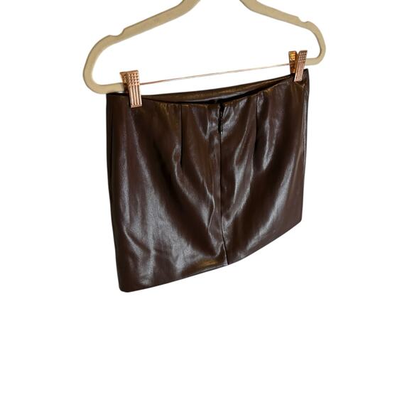 Lovers and friends Ana Faux Leather Mini Skirt Party Sexy Edgy Chic Evening XS - Picture 6 of 9